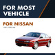 Rear Liftgate Lift Support For 1991-1993 Nissan NX