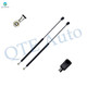 Pair 2 Rear Back Glass Lift Support For 1995-2001 GMC Jimmy 4 Door w/ Dropgate