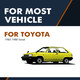 Rear Tailgate Lift Support For 1983-1988 Toyota Tercel