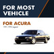 Front Hood Lift Support For 1991-1995 Acura Legend