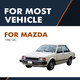 Rear Tailgate Lift Support For 1985 Mazda GLC