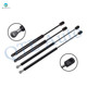 Set of 4 Front Hood-Rear Back Glass Lift Support For 1997-2002 Ford Expedition w/ Steel Hood