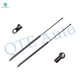 Pair of 2 Rear Liftgate Lift Support For 1987-1990 Nissan Sentra Coupe w/o Rear Wiper