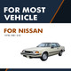 Rear Liftgate Lift Support For 1978-1981 Nissan 510 4 Door