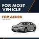 Pair of 2 Front Hood Lift Support For 2009-2014 Acura TL