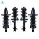 Front - Rear Set of 4 Quick Complete Strut For 2006-2014 Honda Ridgeline