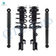 Set of 4 Front Quick Complete Strut-Coil Spring Assembly-Rear Shock Absorber For 2010-2015 Lexus RX350