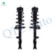 Pair Rear Quick Complete Strut-Coil Spring For 2008-2013 Toyota Highlander FWD