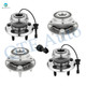 Set of 4 Front-Rear Wheel Hub Bearing Assembly For 2010-2017 Chevrolet Equinox