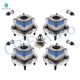 Set of 4 Front-Rear Wheel Hub Bearing Assembly For 2001-2005 Pontiac Montana AWD