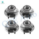 Set of 4 Front-Rear Wheel Hub Bearing Assembly For 2007-2016 GMC Acadia