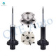 Set of 4 Front Suspension Strut-Wheel Hub Bearing For 2002-2007 Jeep Liberty