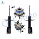 Set of 4 Front Wheel Hub Bearing-Suspension Strut For 2006-2013 Chevrolet Impala