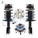 Set of 4 Front Wheel Hub Bearing-Quick Complete Strut For 2005 Buick Terraza AWD