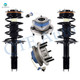 Set of 4 Front Wheel Hub Bearing Assembly-Quick Complete Strut-Coil Spring Assembly For 2000-2005 Chevrolet Impala