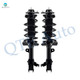 Pair of 2 Front Left-Right Quick Complete Strut and Coil Spring For 2008-2010 Honda Odyssey