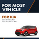 Pair of 2 Front Left-Right Suspension Strut Assembly For 2014-2019 KIA Soul