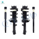 Set of 4 Front Quick Complete Strut-Coil Spring Assembly-Rear Complete Shock Absorber Kit For 2006 2007 Ford Focus