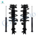 Set Front Quick Complete Strut-Coil Spring-Rear Shock For 2006-2011 KIA RIO Base