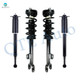 Set Front Quick Complete Strut-Rear Complete Shock Kit For 2011 Dodge Challenger