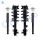 Set of 4 Front Quick Complete Strut-Coil Spring Assembly-Rear Complete Shock Absorber Kit For 2019-2022 Mazda CX-9