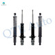 Set of 4 Front Suspension Strut Assembly-Rear Complete Shock Absorber Kit For 2002-2009 GMC Envoy Rear Coil Springs Load adjusting