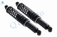 Pair of 2 Rear Complete Shock Absorber Kit For 2000-2003 Chrysler Voyager