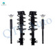 Set Front Quick Complete Strut-Rear Complete Shock Kit For 2019-2021 Mazda CX-5