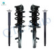 Set of 4 Front Quick Complete Strut-Rear Complete Shock Kit For 2013 Ford Focus
