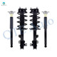 Set of 4 Front Quick Complete Strut-Coil Spring Assembly-Rear Complete Shock Absorber Kit For 2016-2018 Mazda CX-9