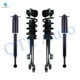 Set of 4 Front Quick Complete Strut Assembly-Rear Complete Shock Absorber Kit For 2011-2016 Dodge Charger RWD