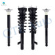 Set of 4 Front Quick Complete Strut-Coil Spring Assembly-Rear Complete Shock Absorber Kit For 2013 Mazda 6 i Automatic Transmission To 5/12/2013