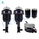Full Set Front Air Suspension Spring Strut-Air Suspension Compressor Pump-Rear Air Suspension Spring Bag For 2012-2018 Mercedes-Benz CLS550 4Matic