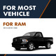 Rear Air Suspension Spring Bag For 2013-2018 RAM 1500 DS w/ Air Suspension