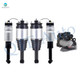 Full Set Front-Rear Air Suspension Spring Strut-Air Suspension Compressor Pump For 2010-2013 Land Rover Range Rover Sport w/o CVD