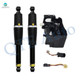 Set of 3 Air Suspension Compressor Pump-Rear Air Shock Absorber For 2002-2013 Cadillac Escalade EXT
