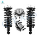 Set Front Quick Complete Strut-Coil Spring-Wheel Hub Bearing Assembly For 2004-2007 Infiniti QX56 4WD