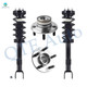 Set of 4 Front Quick Complete Strut-Coil Spring-Wheel Hub Bearing Assembly For 2011 2012 Chrysler 300