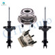 Set of 4 Front Strut-Wheel Hub Bearing Assembly For 2009 2010 Subaru Forester