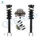 Set 4 Front Quick Complete Strut-Coil Spring-Wheel Hub Bearing Assembly For 2012-2014 Dodge Challenger V8 6.4L