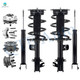 Set 8 Quick Complete Strut-Coil Spring-Shock Absorber-Wheel Hub Bearing Assembly For 2008-2011 Nissan Altima