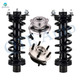 Set of 4 Front Quick Complete Strut-Coil Spring-Wheel Hub Bearing Assembly For 2007-2011 Dodge Nitro 4WD