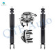 Set of 4 Front Shock Absorber-Wheel Hub Bearing Assembly For 2000-2006 GMC Yukon RWD w/ ZW7 Premium Smooth Ride Susp.