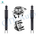 Set 4 Front Shock Absorber-Wheel Hub Bearing Assembly For 2000-2006 Chevrolet Tahoe RWD