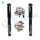 Set of 4 Front Shock Absorber-Wheel Hub Bearing Assembly For 1995-2000 Chevrolet Tahoe Monotube Performance Upgrade