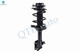 Set 4 Front Quick Complete Strut-Coil Spring-Wheel Hub Bearing Assembly For 2012 2013 Subaru Impreza