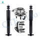 Set 4 Front Shock Absorber-Wheel Hub Bearing Assembly For 2003-2013 GMC Savana 1500 Monotube Performance