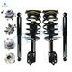 Set of 8 Quick Complete Strut-Coil Spring-Shock Absorber-Wheel Hub Bearing Assembly For 1997 1998 Pontiac Trans Sport Monotube Performance Upgrade