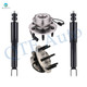 Set of 4 Front Shock Absorber-Wheel Hub Bearing Assembly For 2000-2006 Chevrolet Suburban 1500