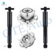 Set of 4 Rear Wheel Hub Bearing-Shock Absorber For 2008-2017 Buick Enclave FWD